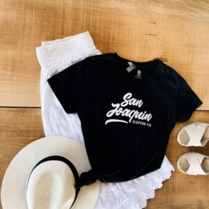San Joaquin Coffee logo t-shirt women